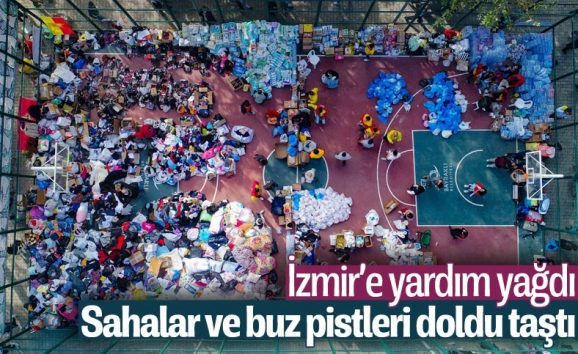 İzmir’e Türkiye’nin dört bir yanından yardımlar ulaştı