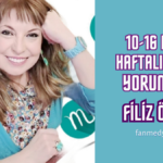 FİLİZ ÖZKOL…10-16 NİSAN HAFTALIK BURÇ YORUMLARI