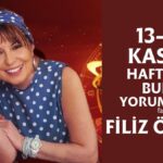 FİLİZ ÖZKOL…13-19 KASIM HAFTALIK BURÇ YORUMLARI