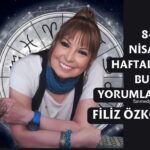 FİLİZ ÖZKOL…8-14 NİSAN HAFTALIK BURÇ YORUMLARI