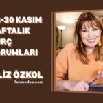 FİLİZ ÖZKOL…24-30 KASIM HAFTALIK BURÇ YORUMLARI