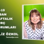 FİLİZ ÖZKOL..13-19 NİSAN HAFTALIK BURÇ YORUMLARI